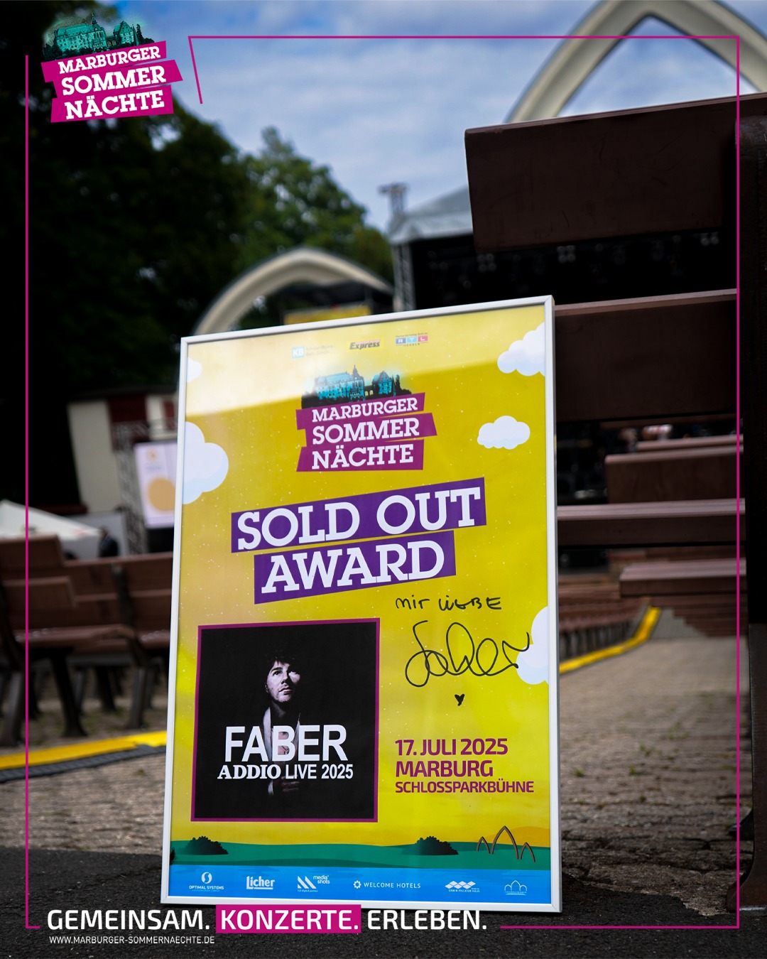 😍🎫🏆
"Mit Liebe, Faber"
Wir sind SOLD OUT, VIELEN DANK!!!
(📷: Nico Neumann)