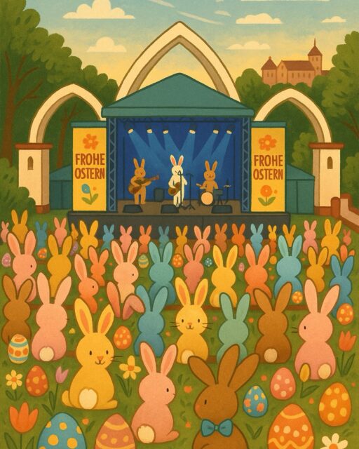 🐰🌷 Sonnige Ostergrüße aus Marburg! 🌸🥚
Wir wünschen euch entspannte Feiertage, volle Osternester und ganz viel Zeit mit euren Lieblingsmenschen. Genießt den Frühling – er ist der beste Vorbote für das, was kommt!
Denn schon bald heißt es wieder: Sommernächte, Musik und magische Momente im Schlosspark. Wir zählen die Tage – ihr auch? 💛✨